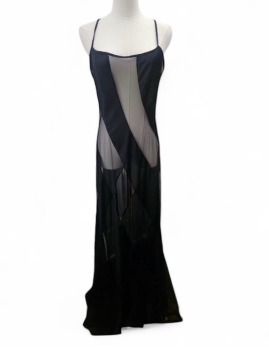 Frederick's of Hollywood Dresses & Skirts - Frederick's of Hollywood Black Sheer Panel Maxi Slip Dress